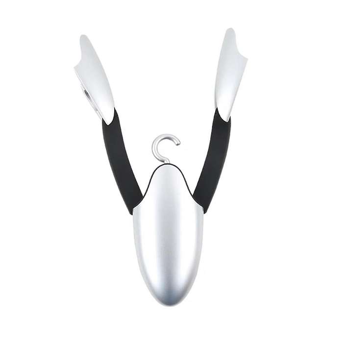 2 Pcs Silver Universal Car Seat Back Folding Hanger Multi-Function Coat Hanger for Jackets Suits Ho