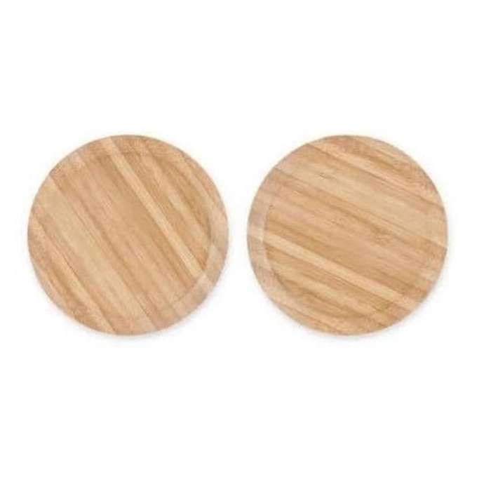 2 PCS Wine Glass Covers Wood Drinking Glass Lids to Keep Bugs Out Wood Water Glass Toppers Keeps Deb