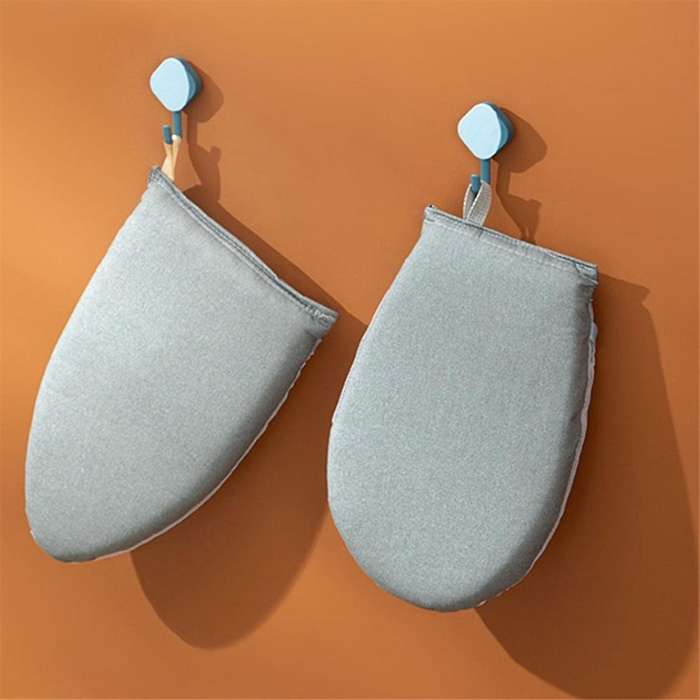 2 PCS Washable Ironing Board Mini Anti-Scald Iron Pad Cover Gloves Heat-Resistant Stain Garment Stea
