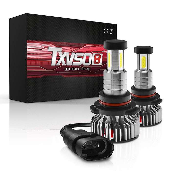 2 Pcs X3 9006 Bulbs, 110W 26000 Lumens Super Bright LED Waterproof Headlights Conversion Kit 6000K C