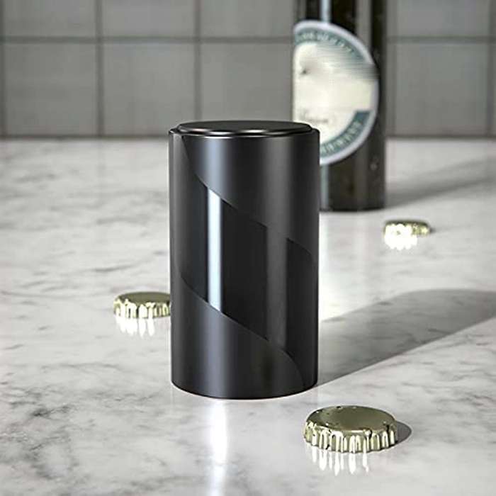2 Pieces of Push-Open Beer Bottle Opener with Magnetic Cap Opener Does Not Damage the Bottle Cap