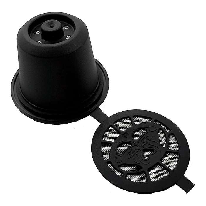 2 Pieces of for Line Coffee Machine Refillable Capsules and Reusable Capsule Cups