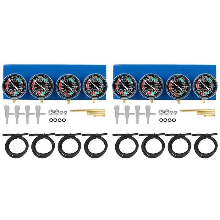 2 Set Four-Cylinder Hose Vacuum Balance Instrument Universal Vacuum Balance Instrument for Motorcyc