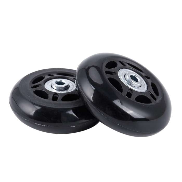 2 Set Luggage Replacement Wheels Axles and Wrench Repair set OD 68mm