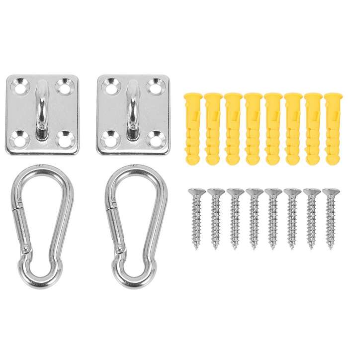 2 Sets Of Suspended Ceiling Wall Mount U-Shaped Hooks Stainless Steel Heavy Duty Multi-Function Hamm