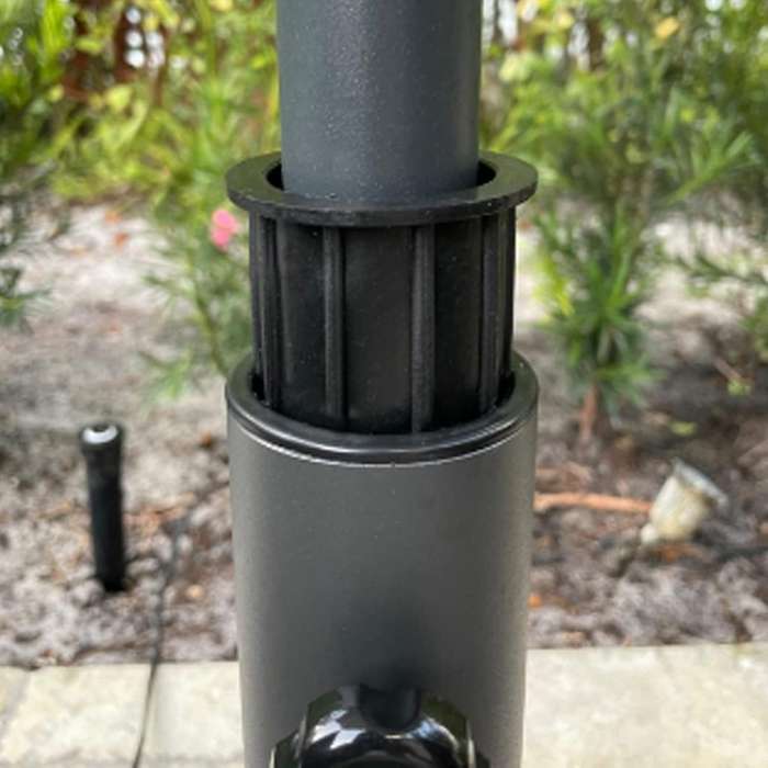 2 Sets Outdoor Patio Umbrella Base Stand Replacement Parts Umbrella Base Bracket Hole Ring Plug Cov