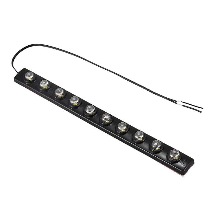 2 X 20w Daytime Running Lights Auto Drl Led Driving Lights 10 Cob Led Car Bulb 200lm Dc 12v (white