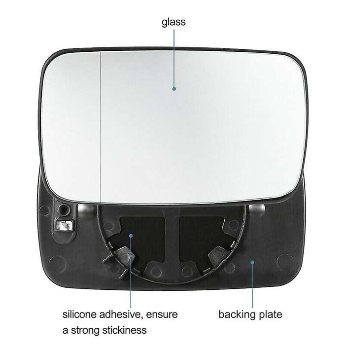 2 x Side Wing Mirror Rearview Mirror Glass Heated for E39 E46 320I 330I 325I 525I 1998-2006 LH/RH 51
