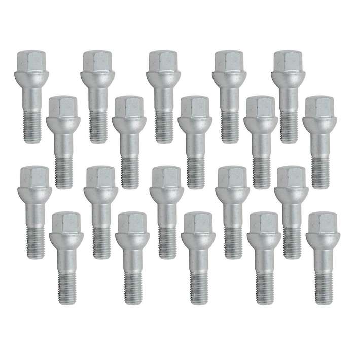 20 Alloy Wheel Lug Bolts 0009904807 Screws Stud Nuts Kit for ML550 S500 GLK350 S550 CL500 Car Access