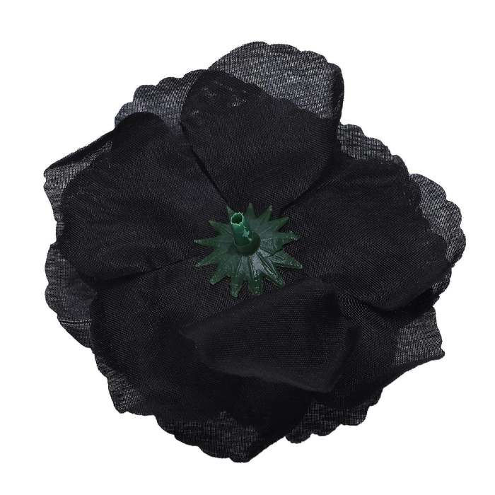 20 Pcs Black Artificial Silk Flower Party Wedding House Office Garden Decor Diy