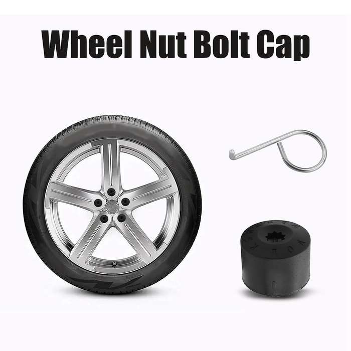 20 Wheel Nut Bolt Cover Cap 17mm for Golf Mk4 For