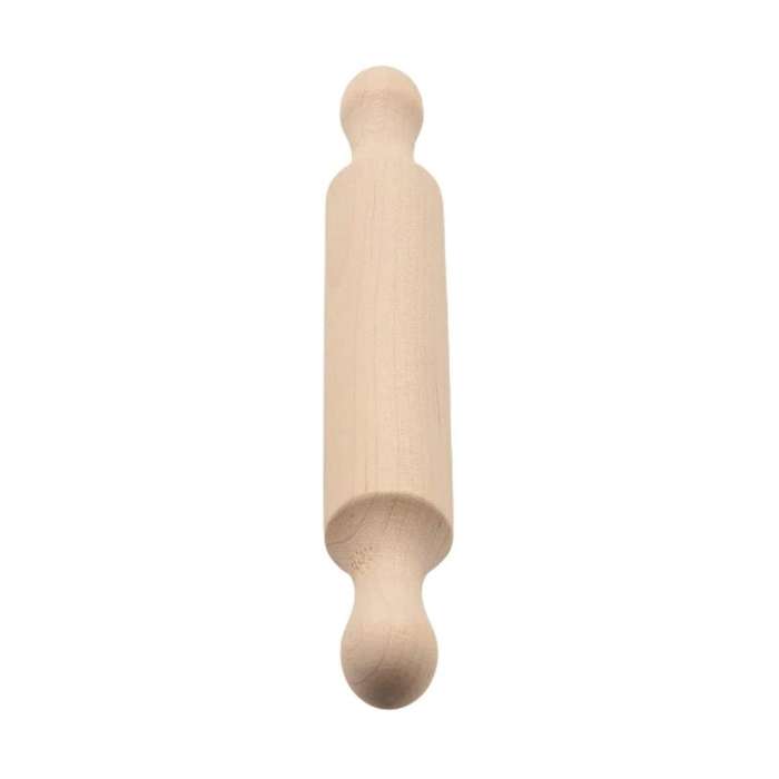 20 Pieces Wooden Mini Rolling Pin 6 Inches Long Kitchen Baking Rolling Pin Small Wood Dough Roller