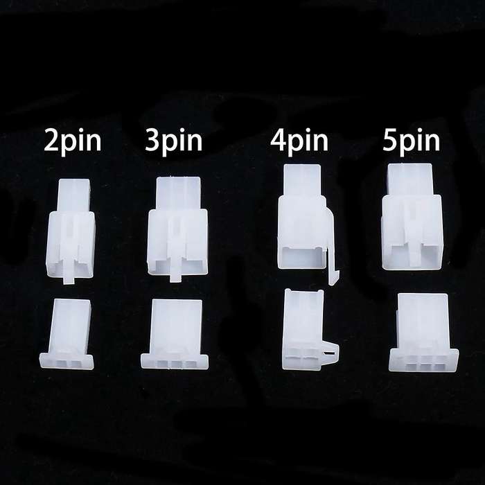 200 PCS 2.8MM Automotive 2/3/4/6 Pin Electrical Male and Female Cable Terminal Connector Kit for Car