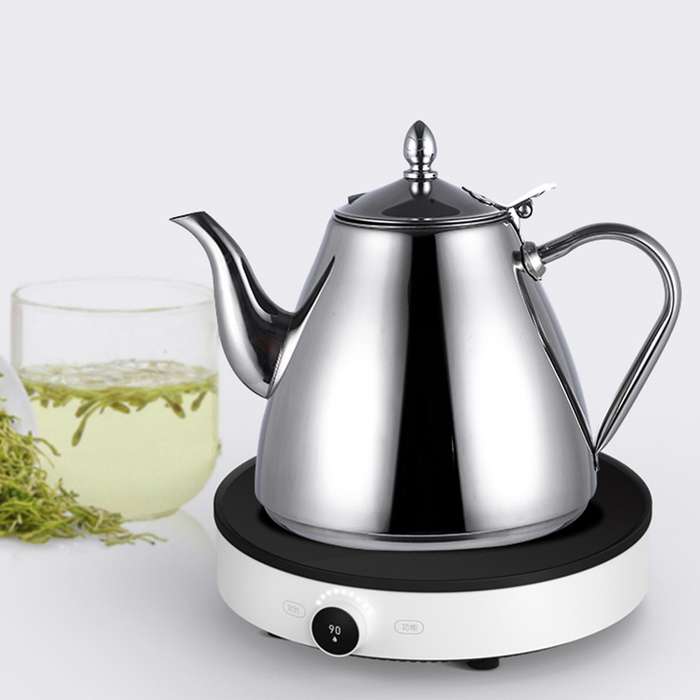 2000Ml Whistling Tea Kettle Stainless Steel Teapot Tea Water Coffee Kettle for Induction Cooker