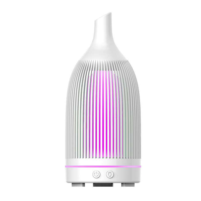 200ML USB Air Humidifier Electric Aroma Diffuser Mist Wood Grain Oil Aroma Mini Have 7 LED Light for