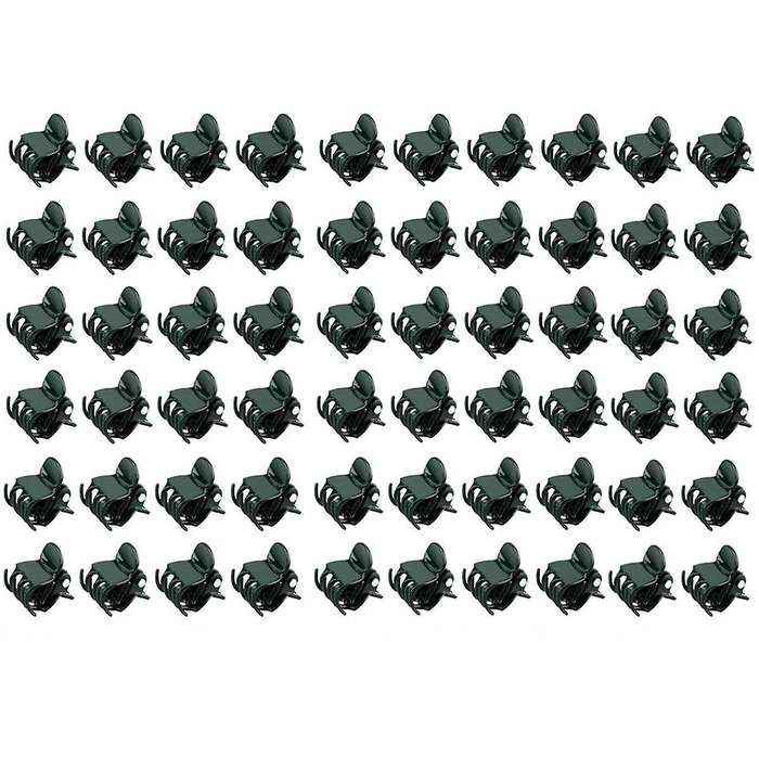 200PCS Orchid Clips Plant Support Clips, Secured Plastic Plant Clip Garden Tomato Plant Support Ste