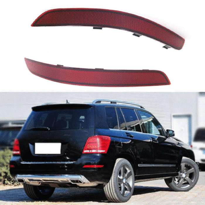 2048200374 2048200474 Car Rear Bumper Reflector Lens Light Lamp Cover for X204 2012 2013 2014