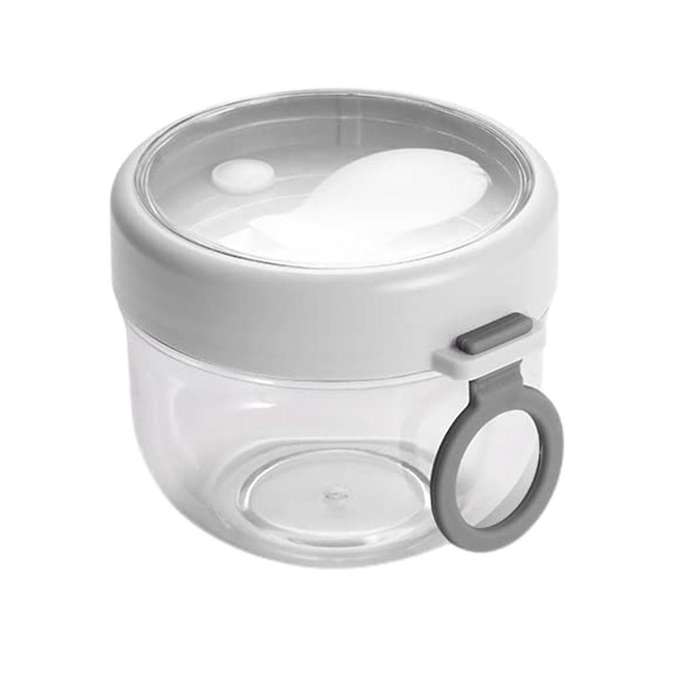 20oz Overnight Oats Container with Lid and Spoon - Portable Oatmeal Breakfast Cup for On-the-go