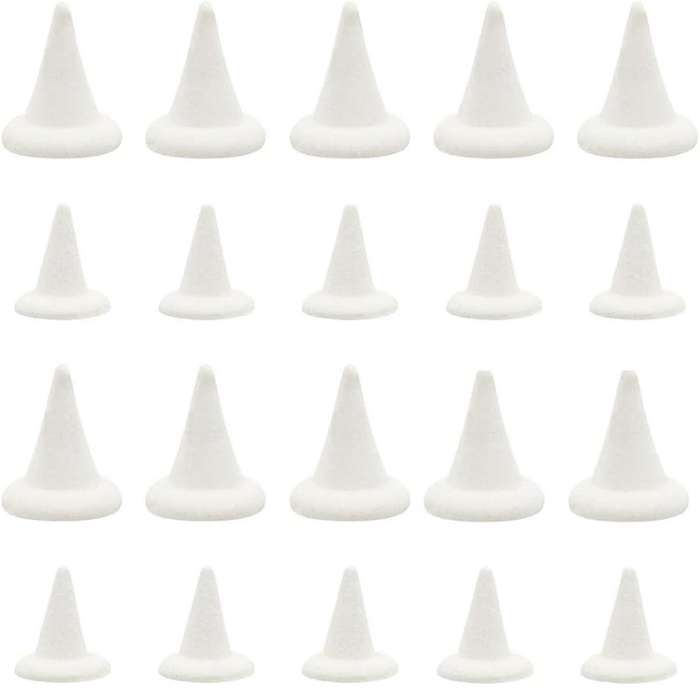 20Pc Tall Pottery Kiln Moveable Nails Ceramic Refractory Support Nails High Temperature Reusable Res