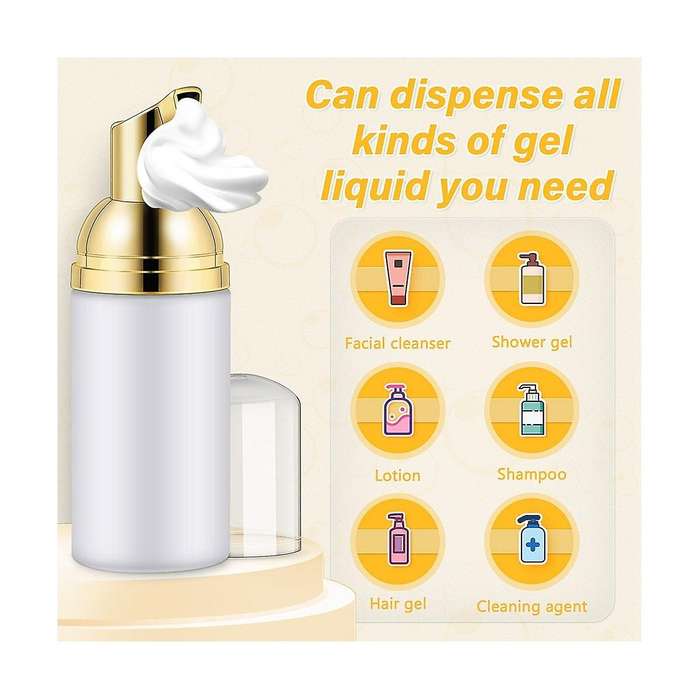 20pcs 30ml Plastic Foaming Bottle Soap Mousses Liquid Dispenser,froth Shampoo Lotion Bottling Foam