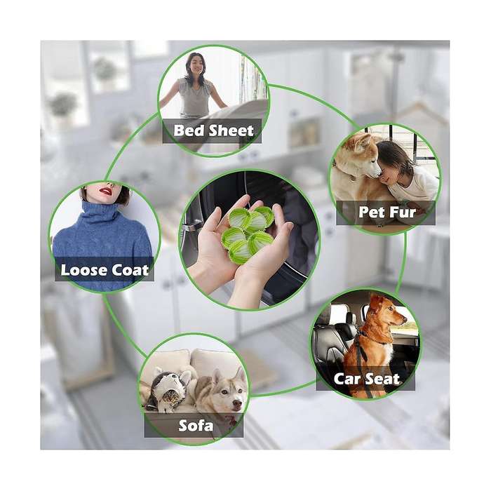 20pcs for Laundry, Laundry Pet Hair Catcher Lint Remover, Washing Machine Hair Catcher