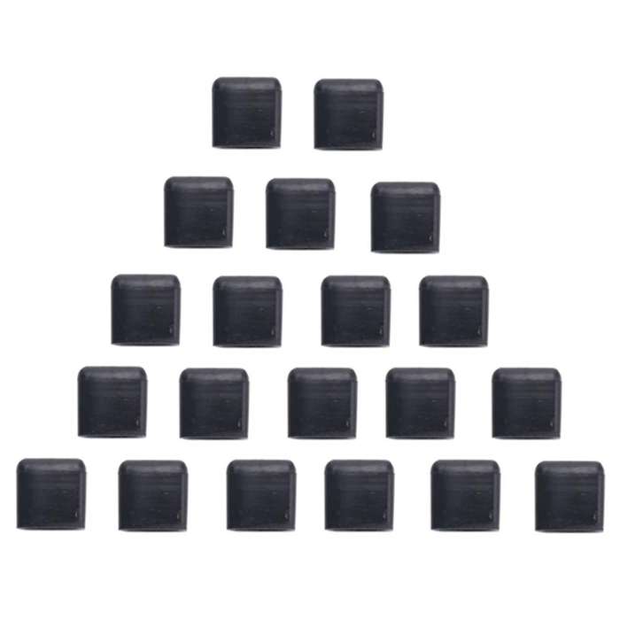 20PCS Fryer Rubber Bumpers Fryer Pieces Non-Scratch Protective Covers for AirFryer Grill Pan Kitche