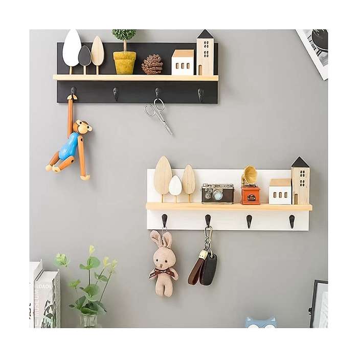 20pcs Hooks, Metal Coat Hanger Hooks for Wall Hooks for Hanging Coats, Robe, Key, Towel, Cap, Coffe