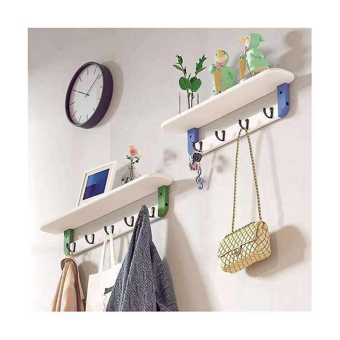 20pcs Hooks, Metal Coat Hanger Hooks for Wall Hooks for Hanging Coats, Robe, Key, Towel, Cap, Coffe