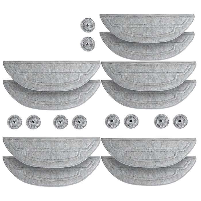 20PCS Mop Cloths for S8 MaxV Ultra G20s Robot Vacuum Cleaner Replaceable Parts Washable Cleaning Bru