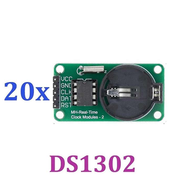 20Pcs/Set DS1302 Real Time Clock Module without CR2032 Battery Timing Electronic Components Multifun