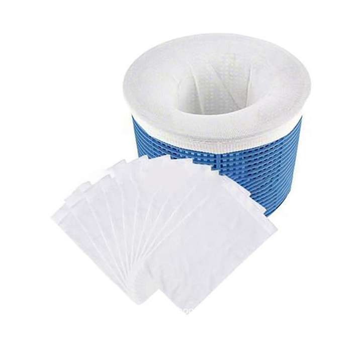 20pcs/set Filter Storage Pool Skimmer Nylon Pool Filter Basket Skimmer White Bag Pool Cleaning Acces