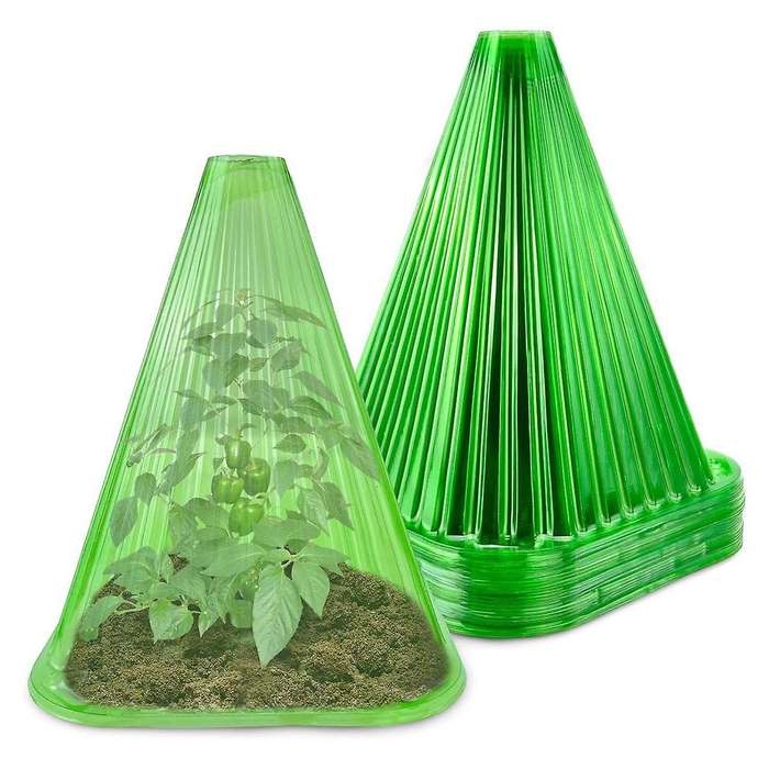 20x Garden Cloches for Plants,reusable Plant Bell Cover,protects Plants From Birds, Frost,snails Etc