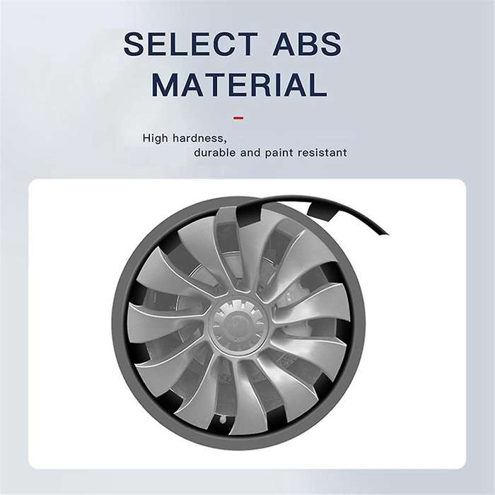 21 Inch Car Hub Cap Rim Patch for Model Y 2021-2023 Induction Uberturbine Wheel Cover Protectors Wh