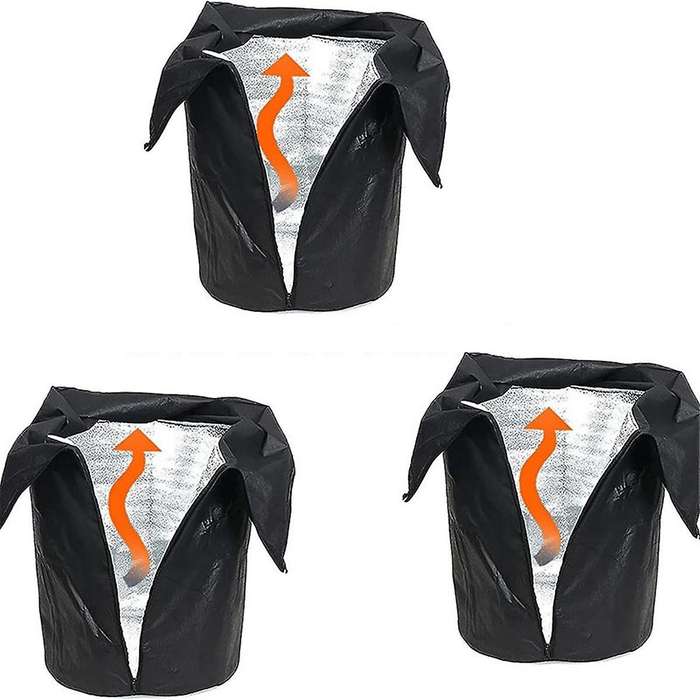20x18 Inch Winter Outdoor Antifreeze Plant Protection Cover with Drawstring Flowerpot Plant Antifre