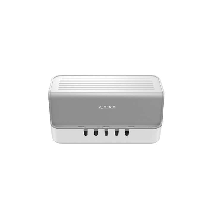 Convenient Power Strip Storage Box for Power Bank Usb Charger Box