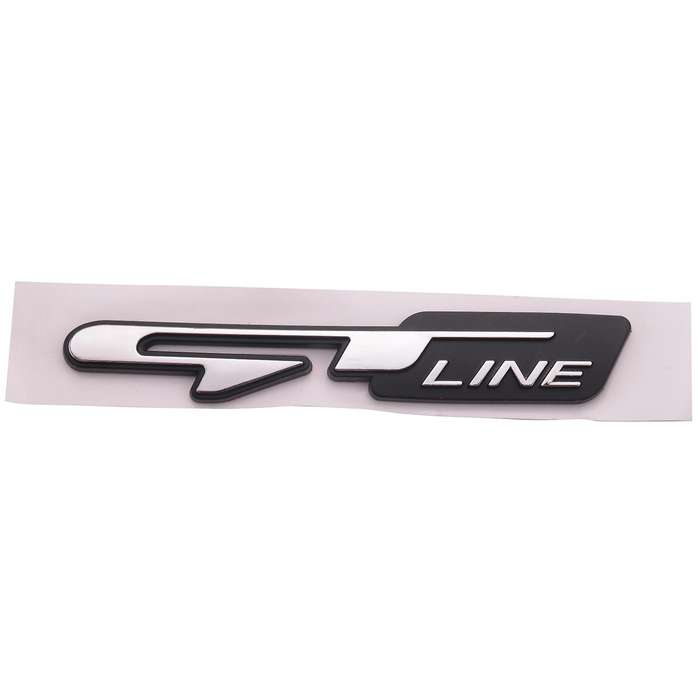Cool 3D Car Style Sticker Gt Line Letters Sticker Compatible Rear Trunk Fender Car Doors Stickers Gt