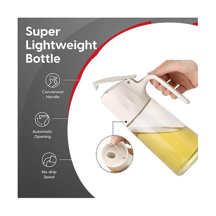 Cooking Oil Dispenser Bottles for Kitchen - Oil, Dressing & Coffee Syrup