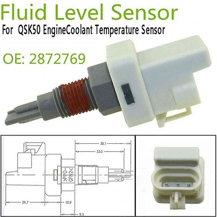 Coolant Fluid Level Sensor 2872769 2872768 4928568 for Qsk50 Engine Coolant Temperature Sensor