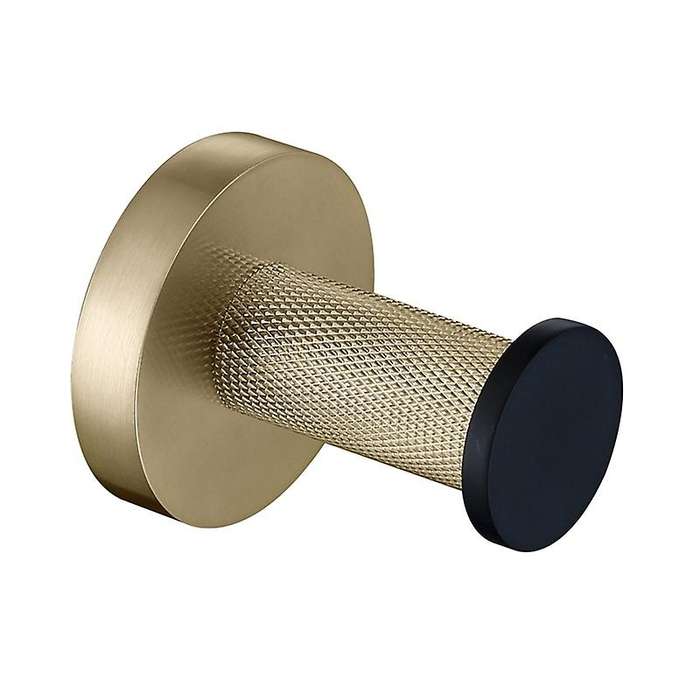 Copper Stainless Steel Round Wall Mounted Hand Towel Bar Toilet Paper Holder Robe Towel Hooks Bathro