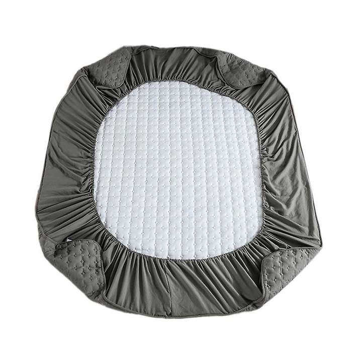 Cotton Fitted Sheet Bed Cover Winter Warm All-Inclusive Fitted Bed Sheet Thick Mattress Sheet-150cm