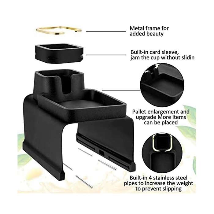 Couch Cup Holder Anti Recliner Table Tray Silicone Sofa Armrest Tray Weighted Couch Arm Table Anti