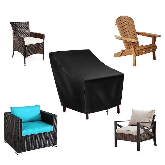 Covers, Waterproof Outdoor Lounge Deep Furniture Cover,single Garden Sofa Chair Cover 27x31x40in