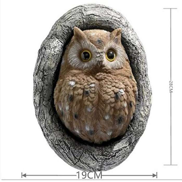 Cow Pendant Ornaments Home Garden Decoration Outdoor Ornament-Owl