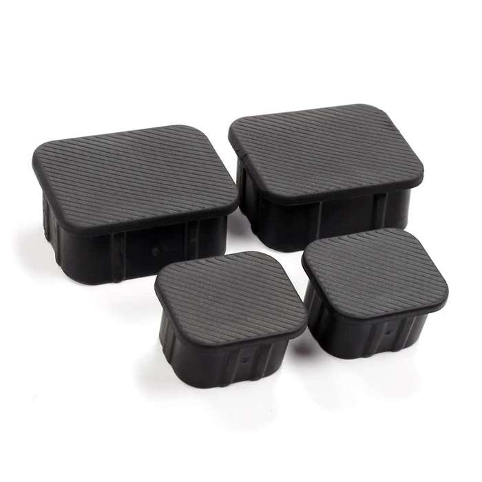 Crash Bar End Caps Front Axle Plug Rubber Cover Protection for 2021 2022 2023 2/4-door Exterior Acc