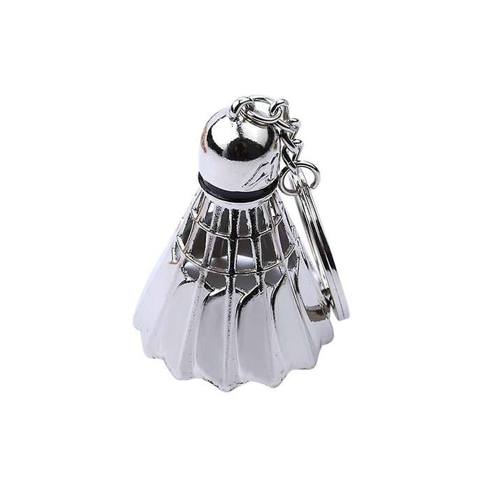 Creative metal badminton key chain three-dimensional badminton tournament souvenir key chain pendan
