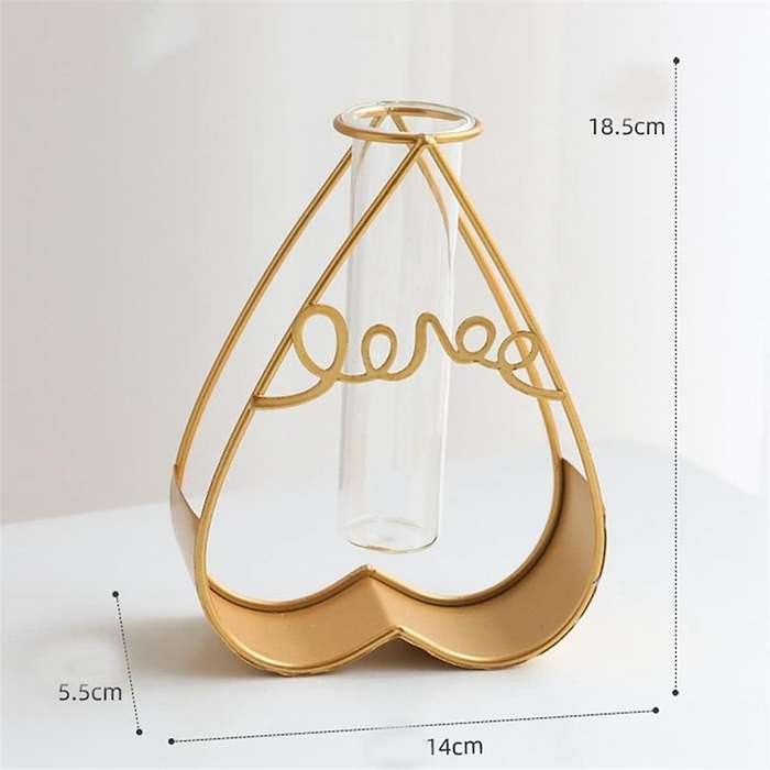 Creatives Hydroponic Glass Test-tube Vase Desktop Ornaments Living Room Table Decoration Crafts