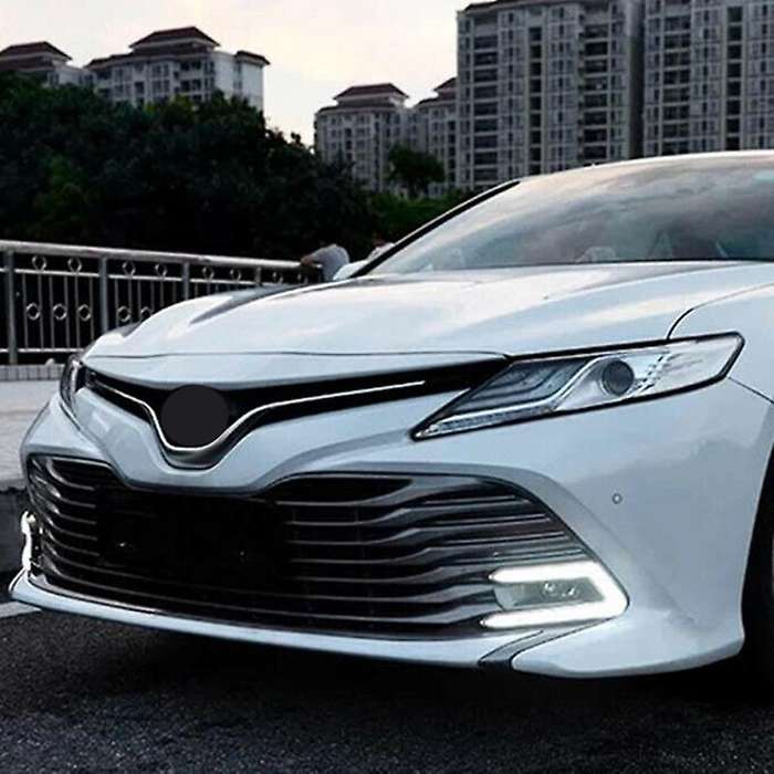 C-Ring LED Daytime Running Light Fog Lamp with Turn Signal for 2018-2020 L LE XLE