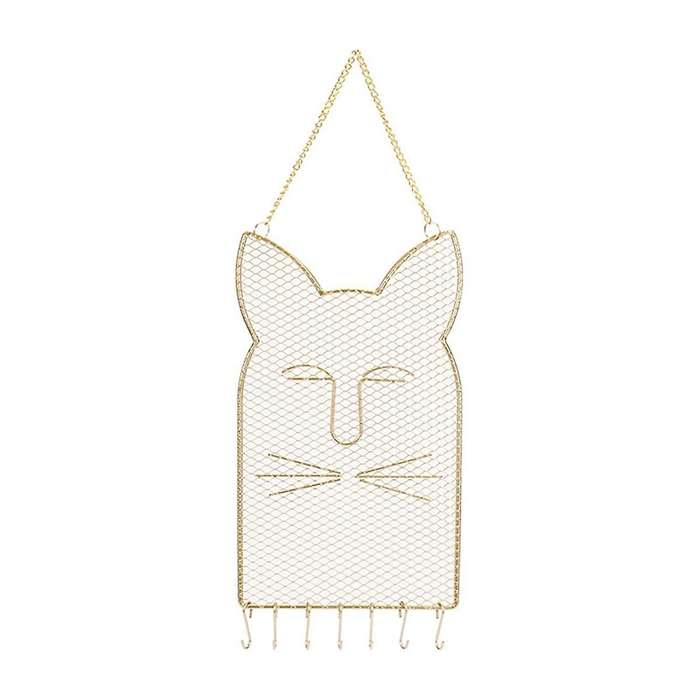 Cute 1-Piece Cat Jewelry Board for Girls Jewelry Display Stand Jewelry Wall Hanging Jewelry Storage