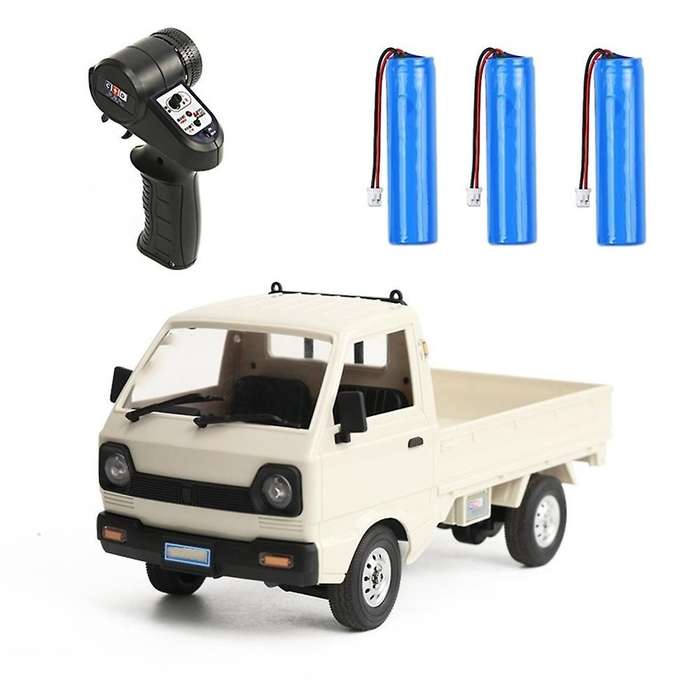D12 Mini 1/16 2WD RC Car Simulation Drift Climbing Truck LED Light On-Road 130 Motor Fit D12 for Toy