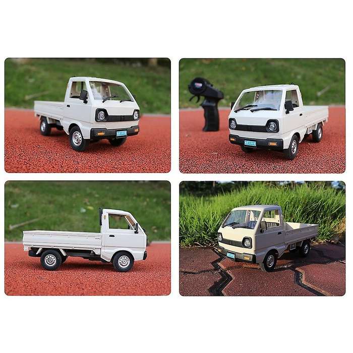 D12 Mini 1/16 2WD RC Car Simulation Drift Climbing Truck LED Light On-Road 130 Motor Fit D12 for Toy